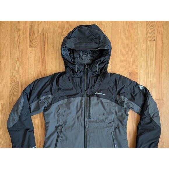 Eddie Bauer Jacket Womens Large Grey First Ascent Weatheredge Plus Rain Coat - Picture 3 of 11